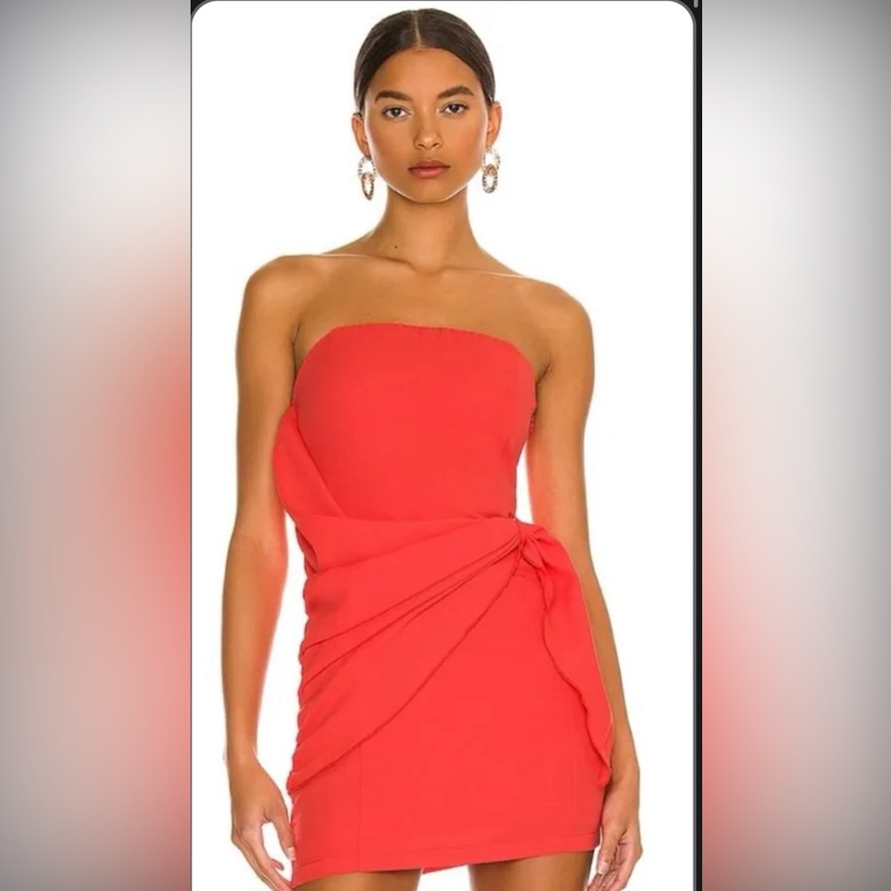 Super down Red mini dress from revolve!